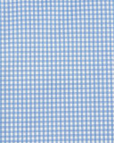 Slim-Fit Gingham-Check Woven Dress Shirt, Blue