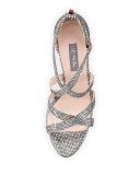 Strut Strappy Sparkle Sandal, Silver