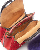 Milla Mini Studded Tote Bag, Ruby Red 
