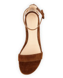 Portofino Suede Ankle-Wrap 20mm Sandal