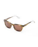 Avery Square Acetate Sunglasses, Matte Marais