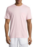 Solid Short-Sleeve Pocket T-Shirt, Pink