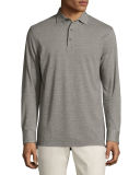 Oxford Long-Sleeve Polo Shirt