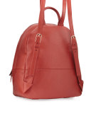 Zip-Around Leather Backpack, Light Redwood