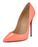 So Kate Patent 120mm Red Sole Pump, Flamingo