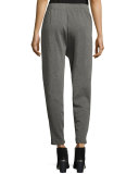Fleece Slouchy Ankle Pants