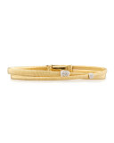 Masai Two-Row 18K Yellow Gold Bracelet with Diamonds
