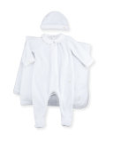 Velour Footie Pajama Gift Set, Size 1-6 Months