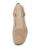 Kamillie Patent Demi-Wedge Pump