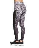 Stardust Printed Sport Leggings with Mesh Inserts