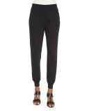 Cotton Interlock Jog Pants, Petite
