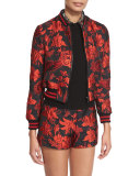 Marisa Floral Jacquard Shorts