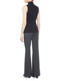 Eulia Tilde 2 Suede Mock Neck Top