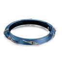 Origami Hinge Bracelet, Blue