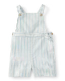 Striped Dobby Shirting Overalls, Blue, Size 3-18 Months