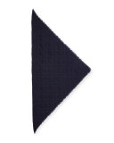 Kefiah Scarf with Monili, Navy