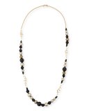 Coiled Pearly Bead Necklace