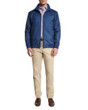 Austin Zip-Up Jacket, Dark Blue