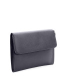 Leather Portfolio Case, Blue