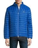Lightweight Quilted Down Jacket, Blue