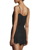 Cassia Sleeveless Lace Romper