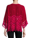 Tasho Georgette Dolman Top
