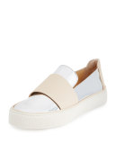 Boyband Specchio Slip-On Sneaker, Silver