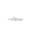 Bezel Diamond Love Ring, White Gold