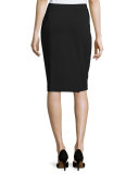 Knee-Length Pencil Skirt