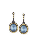 Old World Triplet Oval Drop Earrings
