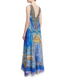 Embellished Flowy Maxi Dress, Palace of Dreams