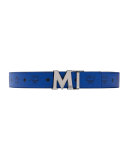 Claus Reversible Saffiano Leather Belt