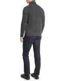 Reversible Full-Zip Jacket, Charcoal