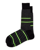 Neon Striped Socks