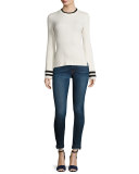 Le Skinny de Jeanne Jeans w/Released Hem, Sutter