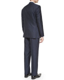 Striped Two-Piece Suit, Navy