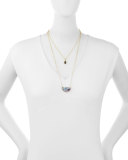 Sequoia Double-Chain Abalone Necklace