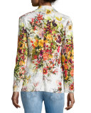 Dutch Floral-Print Blazer