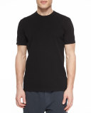 Crewneck Jersey T-Shirt, Black