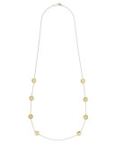 18K Senso&#153 Disc Station Necklace, 37"