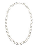 Silver-Plated Classic Chain Necklace, 42"L