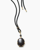 Osetra Black Onyx & Hematine Pendant Necklace