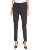 Stanton Stretch-Wool Cropped Pants, Ink