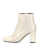 Babies Metallic 90mm Ankle Boot, Platino