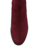 Reserve Suede Over-the-Knee Boot, Bordeaux