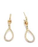 31.5mm Continuance Drop Earrings with Diamonds