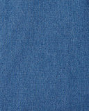 Long-Sleeve Denim Dress Shirt