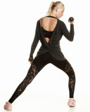 Jaguar Tenacity Athletic Leggings, Black