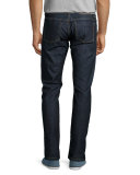 Jimmy Akiba Rinse Selvedge Jeans, Dark Blue
