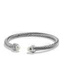 Cable Classics Bracelet with Pearls and Diamonds